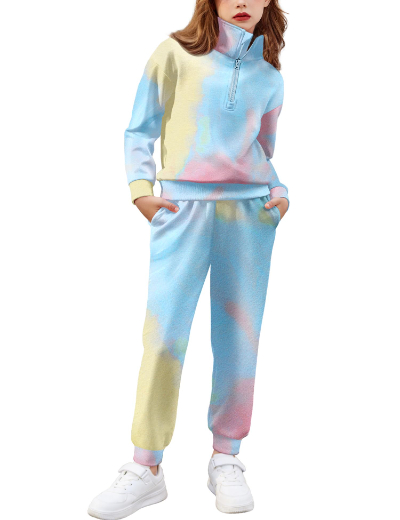 女童运动服 2件套