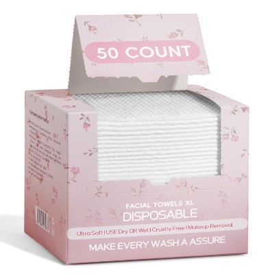 【溫柔呵護肌膚】feisou 一次性洗臉巾 50 片 $3.99